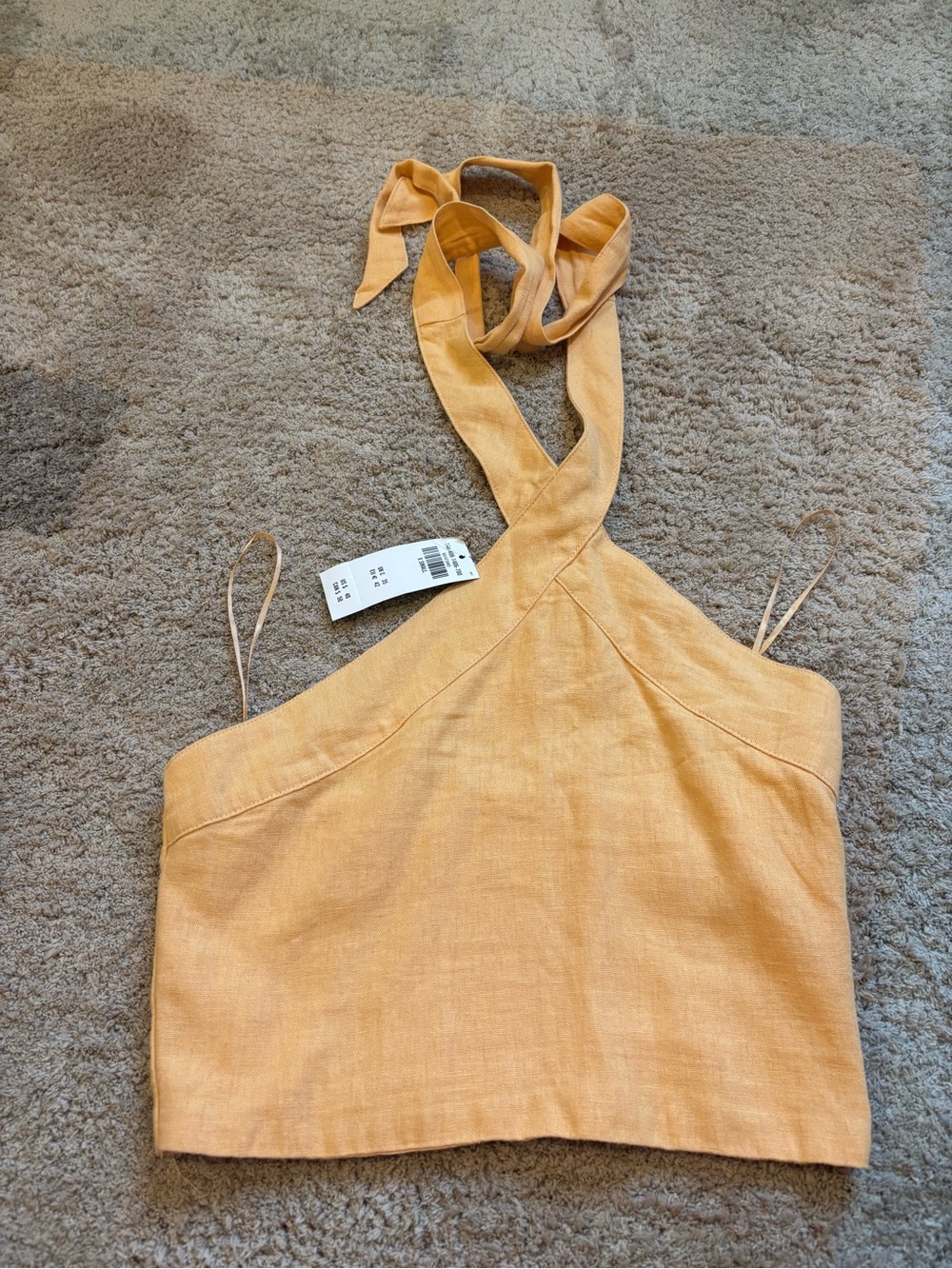 Abercrombie & Fitch orange linen set
